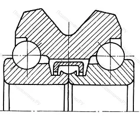 Модификация подшипника 4В0-776701Х размер 12x49,4x40,1 от производителя  ГПЗ-1