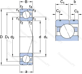 Подшипник 7028 CD/P 4AL в Казани