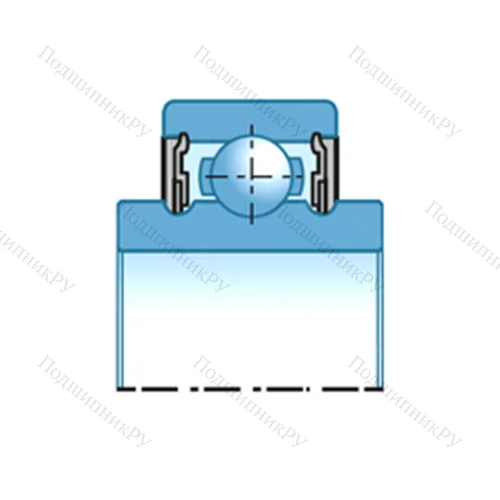 Подшипник шариковый радиальный DG 357217W 2RK