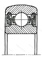 Модификация подшипника 8-1580209КС17 размер 45x85x21 от производителя  ГПЗ-1
