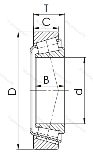 Конический роликовый подшипник 7315 (30315) в Казани