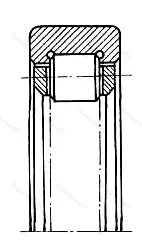 Подшипник  292612 размер 77x130x46