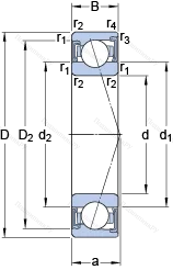 Подшипник S 71910 ACDTP/HCP 4B в Казани