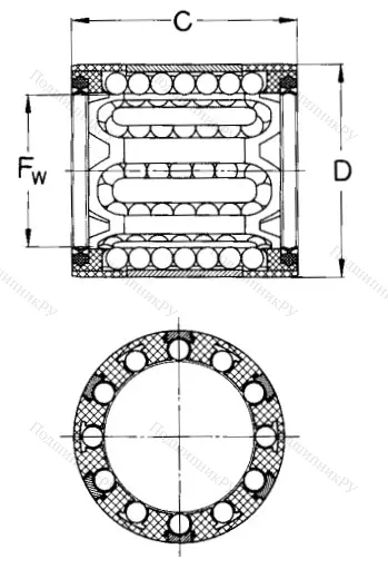 Подшипник LBBR 10-2LS/HV 6 в Казани
