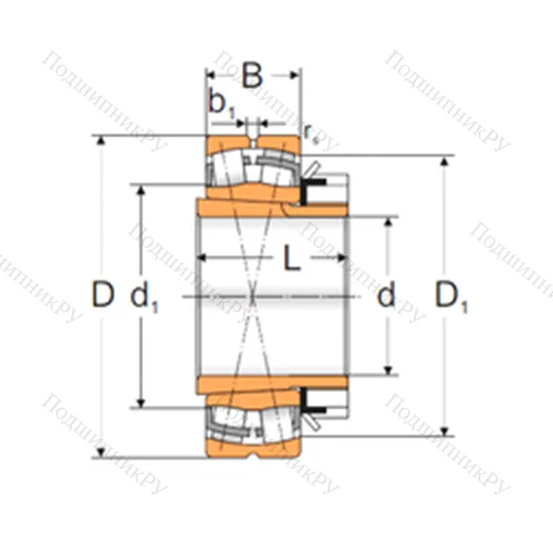 Подшипник роликовый радиальный самоцентрирующийся 22224 KW 33+H 3124 от производителя  MPZ