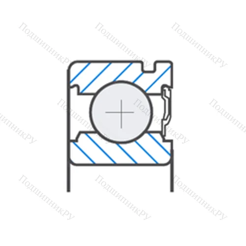 Подшипник шариковый радиальный AB 41376S 02 от производителя  SNR