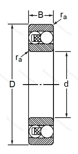 Двухрядный шариковый подшипник 1612 (2312) в Казани