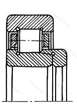 Подшипник  NJ 421+HJ 421 (62421) размер 105x260x60/76 от производителя  SKF