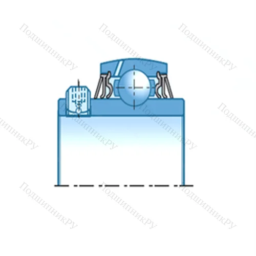 Подшипник шариковый радиальный UC 217D 1