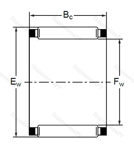 Подшипник K 56x61x33 в Казани