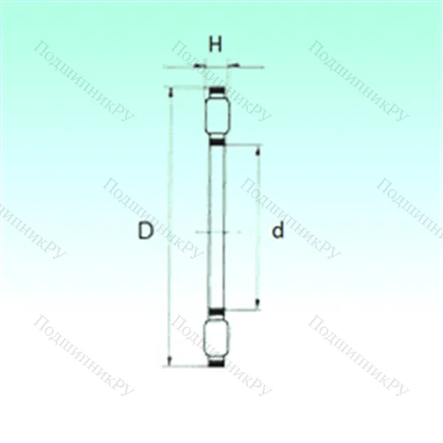 Подшипник роликовый упорный K 81156-M от производителя  NBS