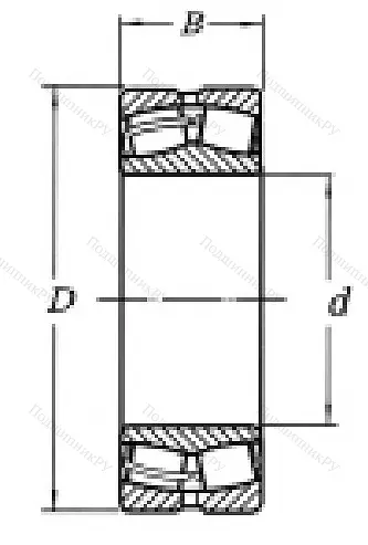 Сферический роликовый подшипник 3003140 Н (23040 MW 33) в Казани