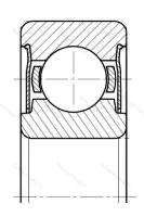 Подшипник WML 4008ZZX размер 4x8x3