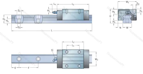 Каретка LLTHC 25 R-T 1 P 3 (M/P 010713) в Казани Каретка LLTHC 25 R-T 1 P 3 (M/P 010713) в Казани