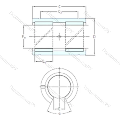Подшипник скольжения линейный LPAT 20 от производителя  SKF