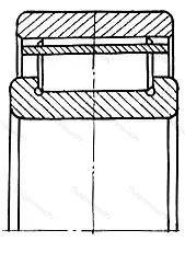 Модификация подшипника 954712К1 размер 60x120x58/60 ГПЗ-33 от производителя  ГПЗ-33