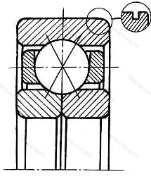 Подшипник  1126932 размер 160x220x28 от производителя  ГПЗ-10