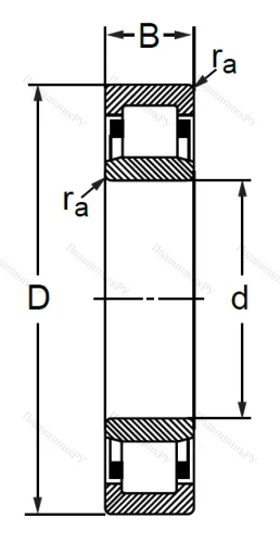 Цилиндрический роликовый подшипник 32412 Л (NU 412 M) в Казани Цилиндрический роликовый подшипник 32412 Л (NU 412 M) в Казани