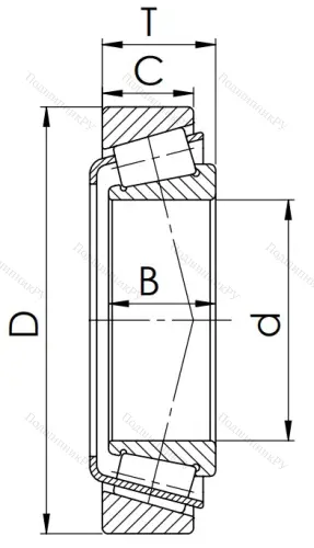 Конический роликовый подшипник 7517 (32217) 5LYAKKQMZY в Казани