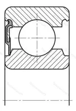 Модификация подшипника 6-160605КШ1 размер 25x62x24 ГПЗ-3