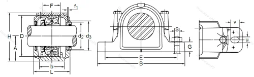 Подшипниковый корпус SNL 515 TG (SNK 515-612) в Казани