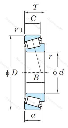 Конический роликовый подшипник HI-CAP 32004 JR от производителя  KOYO