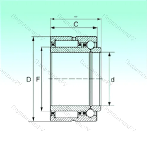 Подшипник комбинированный NKIB 5904 от производителя  NBS