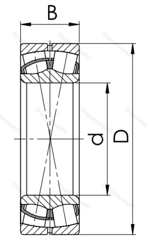 Сферический роликовый подшипник 53514 АН (22214 CW 33) в Казани