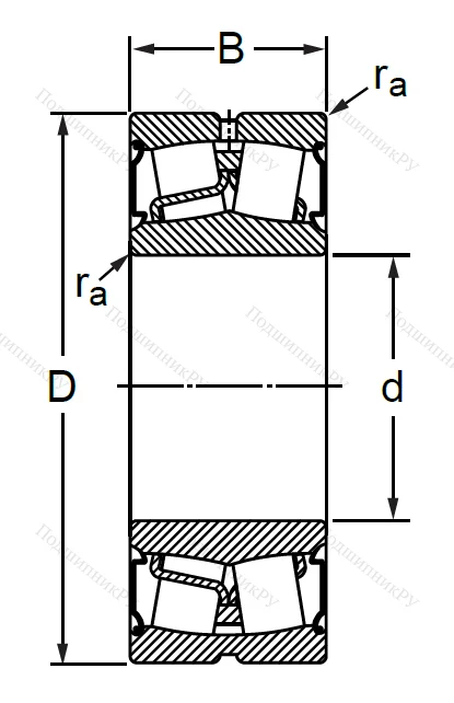 Сферический роликовый подшипник BS 2-2214 2CS (BS 2-2214 2CS) в Казани