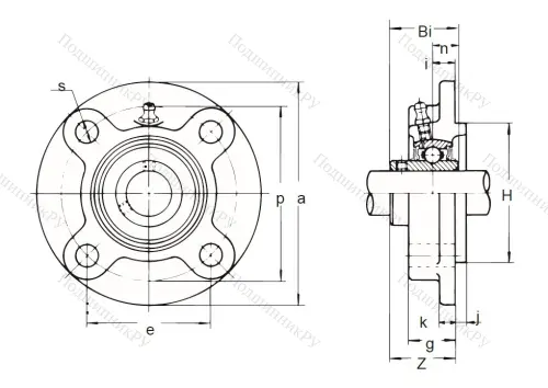 Подшипниковый узел UCFC 214 D 1 в Казани