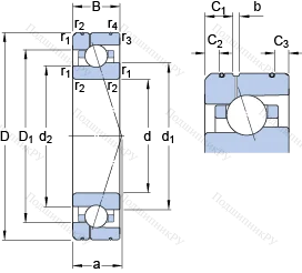 Подшипник 7013 CE/HCP 4AL 1