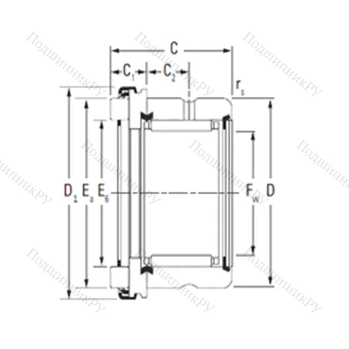 Подшипник комбинированный RAX 520 от производителя  TIMKEN Подшипник комбинированный RAX 520 от производителя  TIMKEN