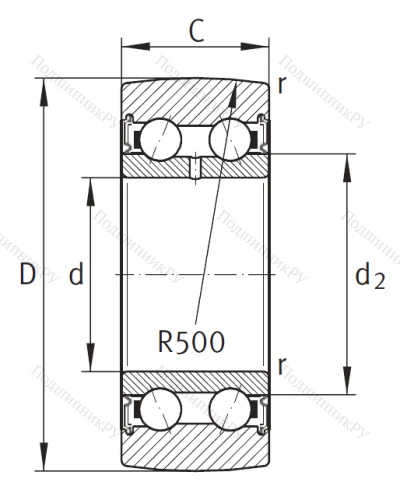 Подшипник LR 5204 2HRS TVH XL от производителя  INA