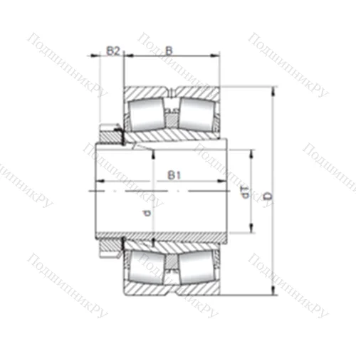 Подшипник роликовый радиальный самоцентрирующийся 22209 KCW 33+H 309 от производителя  CX