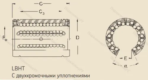 Подшипник LBHT 30 A 2LS в Казани