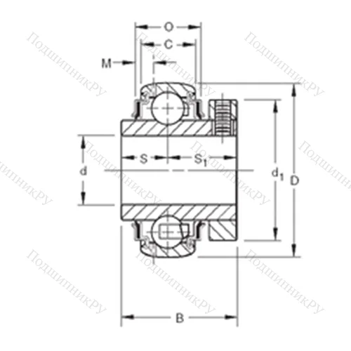 Подшипник шариковый радиальный GCE 45KRRB