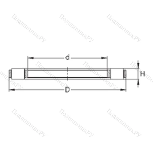 Подшипник роликовый упорный K 81134-MB от производителя  NKE