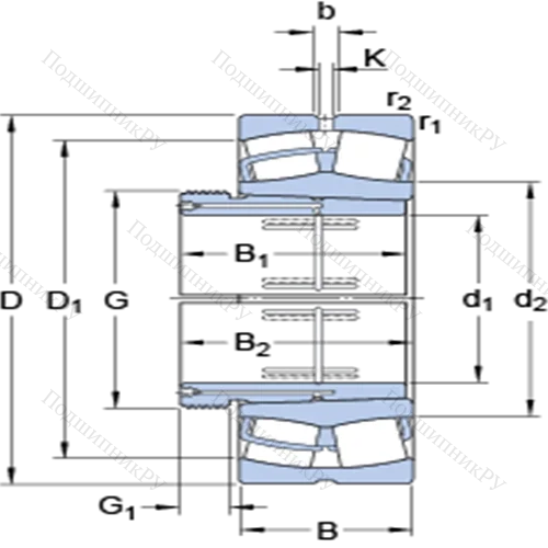 Сферические роликоподшипники на стяжной втулке 24056 CCK 30/W 33 + AOH 24056 G от производителя  SKF Сферические роликоподшипники на стяжной втулке 24056 CCK 30/W 33 + AOH 24056 G от производителя  SKF