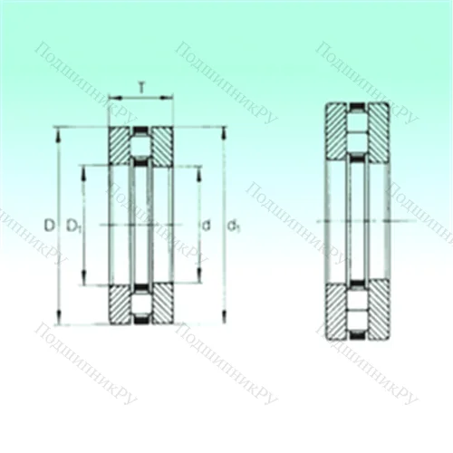 Подшипник роликовый упорный 89320-M от производителя  NBS