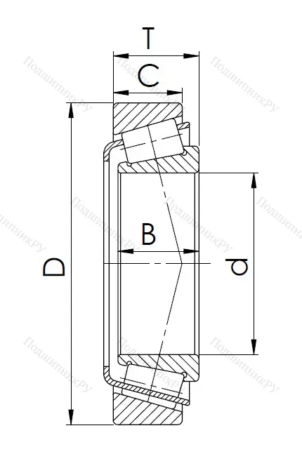 Конический роликовый подшипник 7512 (32212) WXLJ8KHH1G в Казани