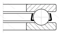Подшипник 51114/HWS 1 размер 70x95x18 от производителя  SKF
