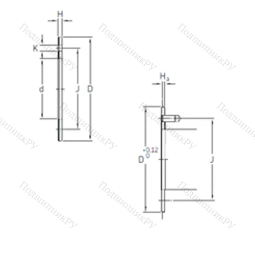 Подшипник скольжения PCMW 183201.5 E от производителя  SKF