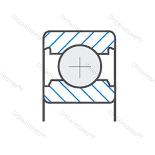 Подшипник шариковый радиальный 7TM-6TA-SC 05C 68CM 25PX 1V 1
