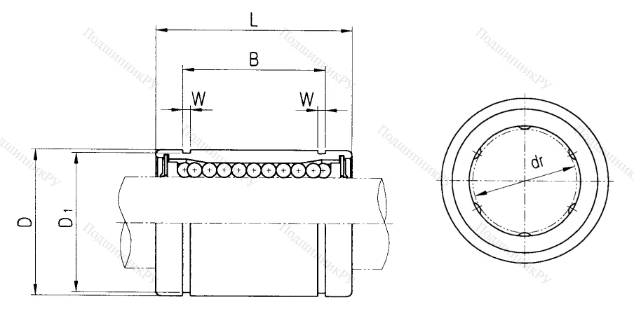 Подшипник LM 12 UU (NPZ) в Казани