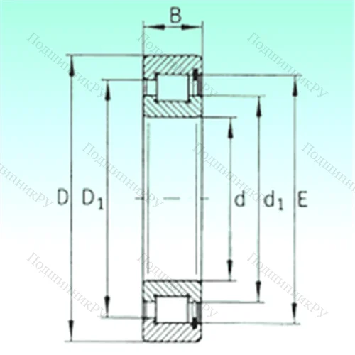Подшипник роликовый радиальный SL 181864