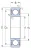 Однорядный шариковый подшипник 6211 2RS 1/C 3 от производителя  SKF