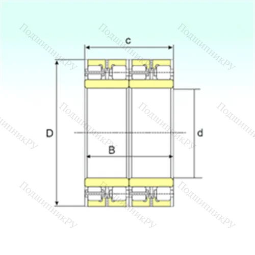 Подшипник роликовый радиальный FCDP 82112400