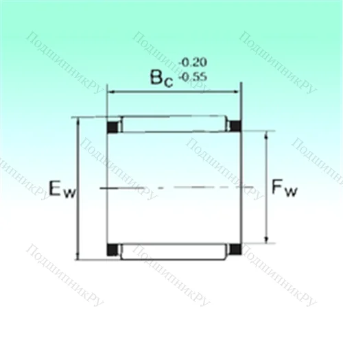 Подшипник игольчатый радиальный KBK 20x25x22 от производителя  NBS