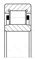 Подшипник  32172 (NU 1072) размер 360x540x82
