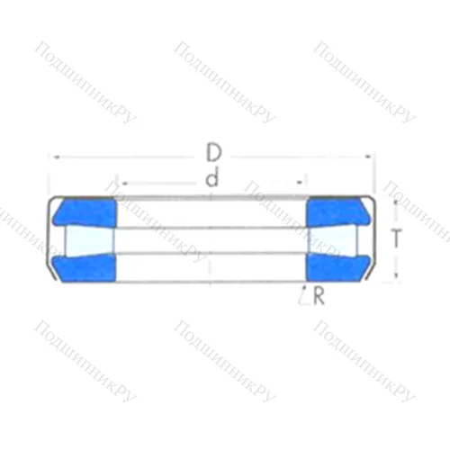 Подшипник роликовый упорный T 130 от производителя  TIMKEN